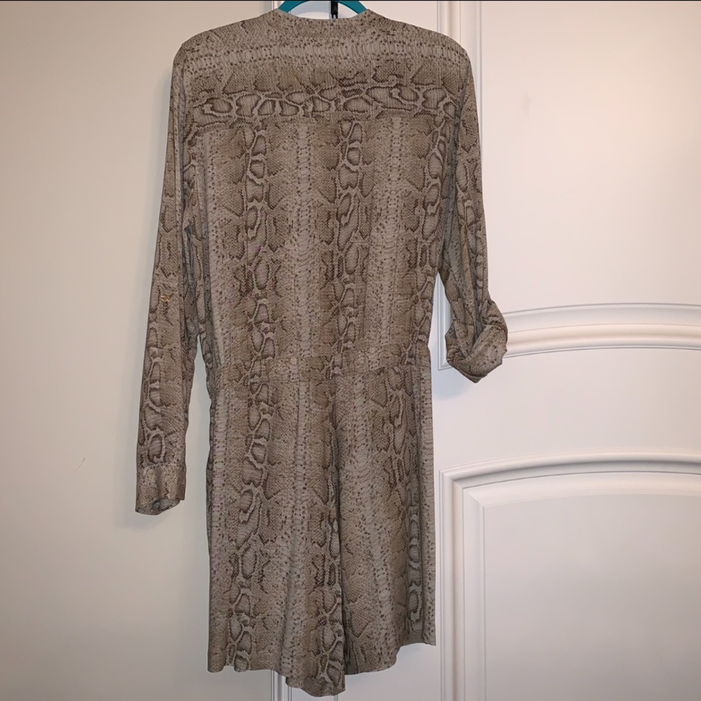 Michael Michael Kors Python Print Romper, Size 12 - image 7